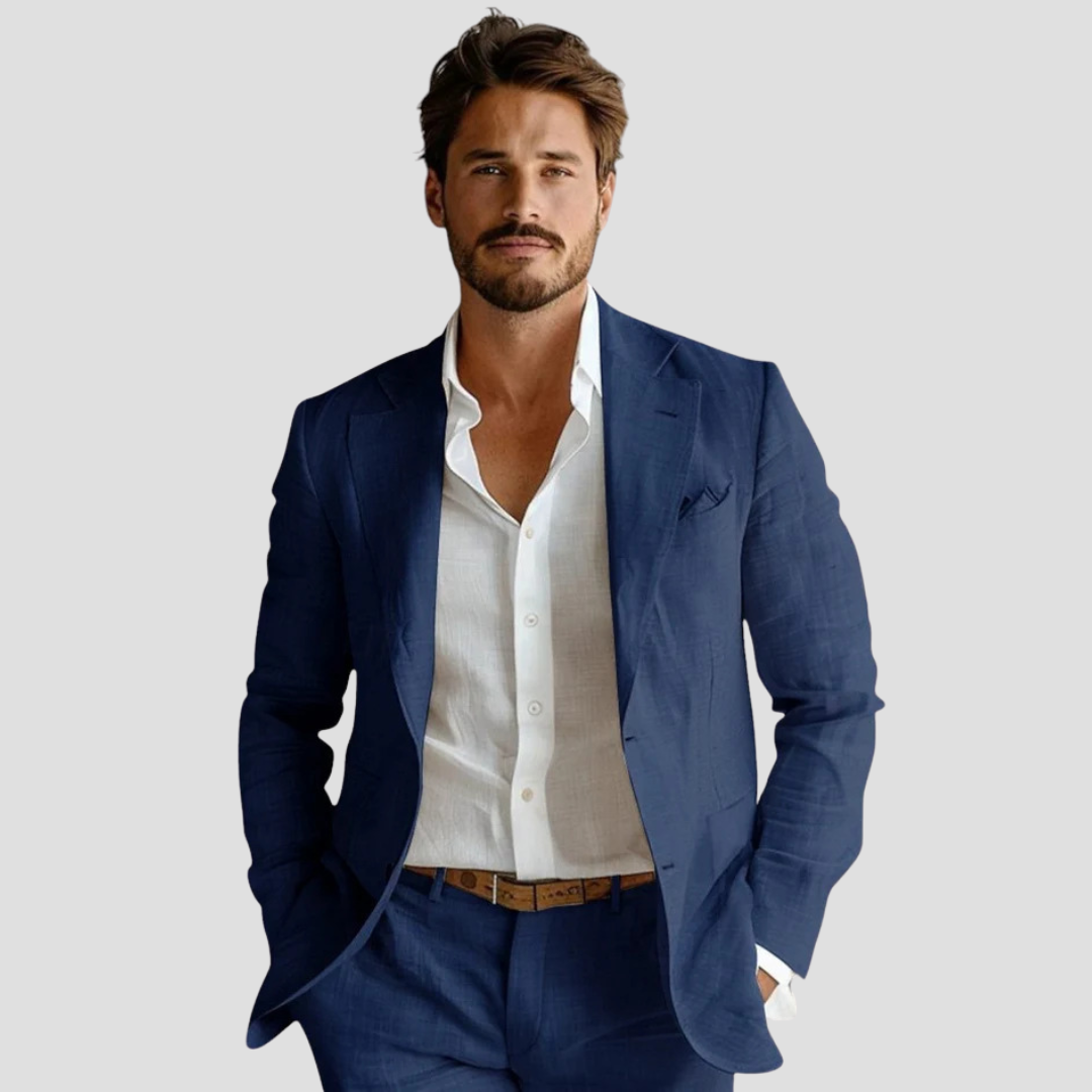 Mens Blazer Linen Lightweight Structured Summer Jacket – Ralco