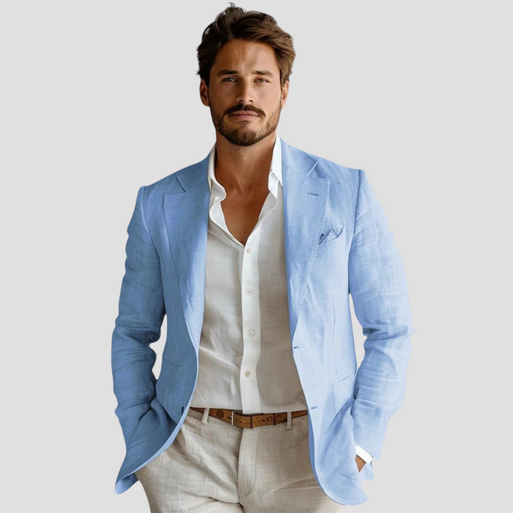 Mens Blazer Linen Lightweight Structured Summer Jacket – Ralco