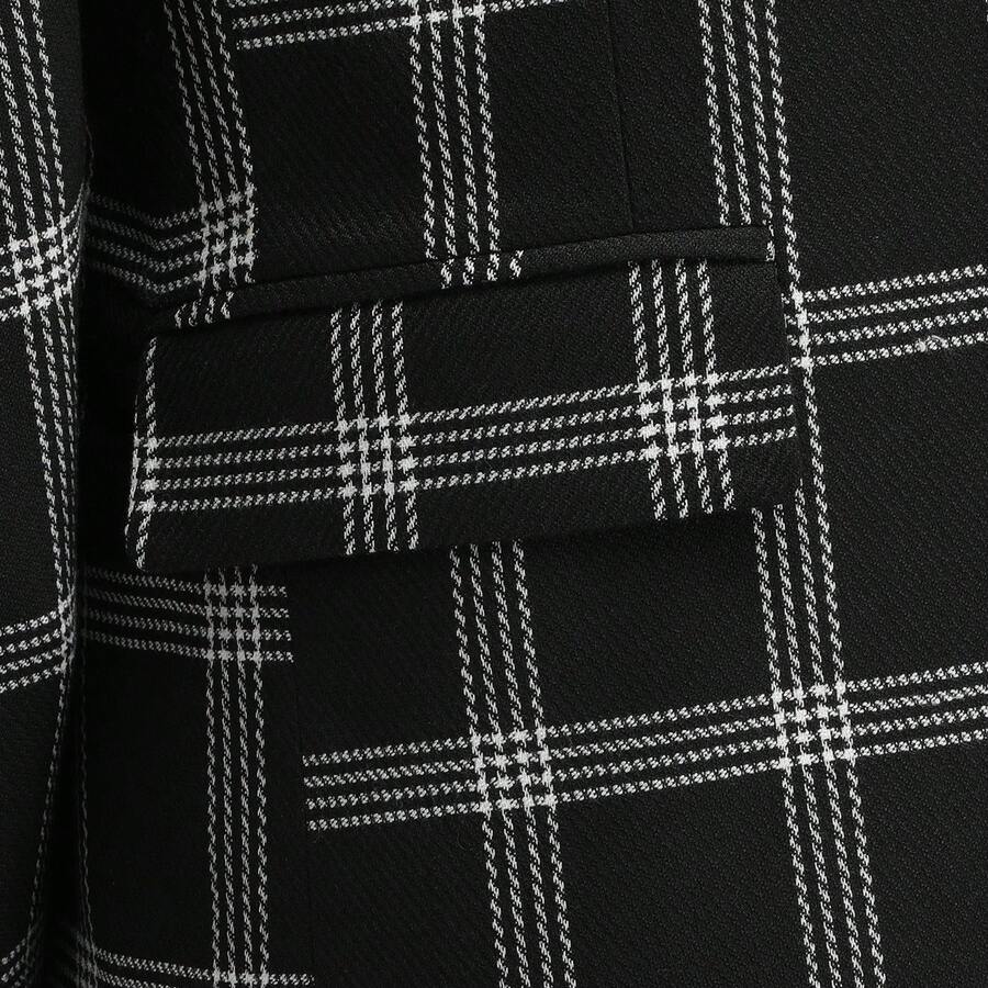 Men's Checkered Suit Set Slim Fit Blazer and Trousers – Valvo
