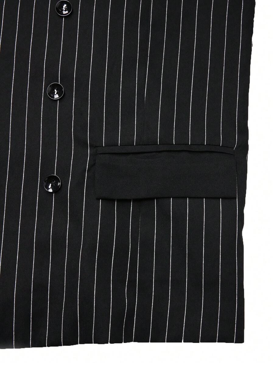 Men's Double-Breasted Suit Vest Slim Fit Sleeveless – Ranso