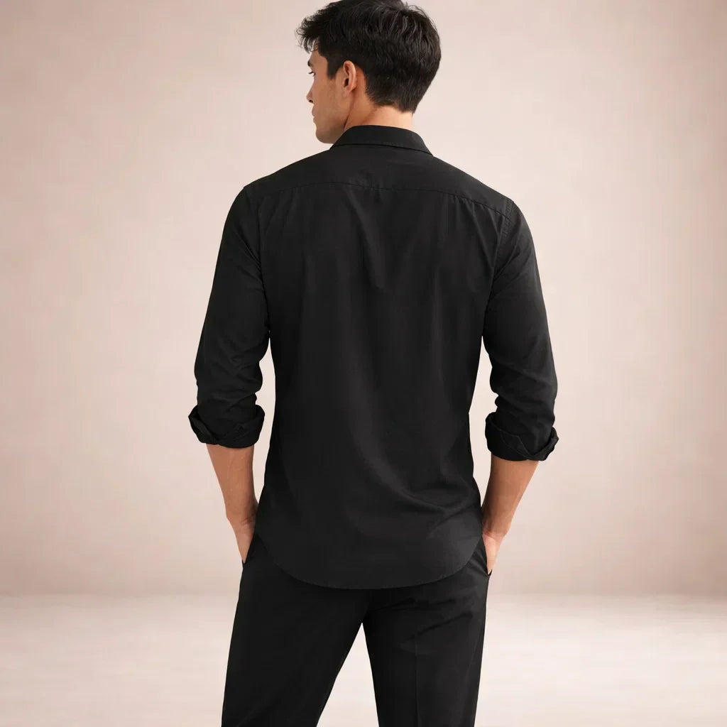 Men's Linen Two-Piece Set Button Shirt and Matching Trousers – Rancel