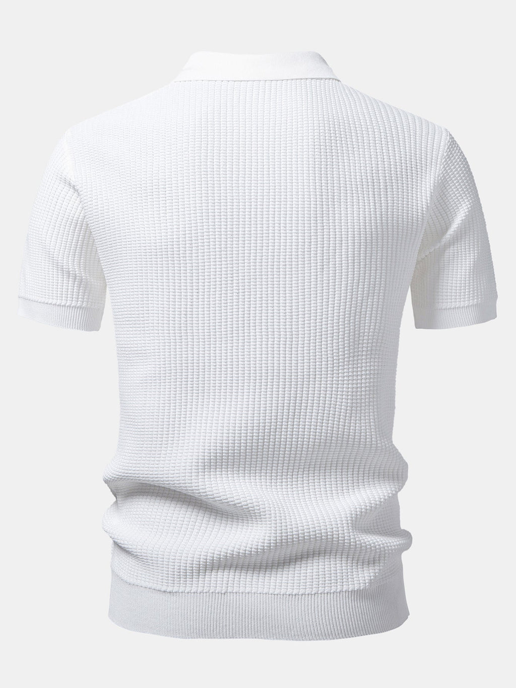 Mens Pant & Striped Knit Polo Set Waffle Drawstring – Vaxo