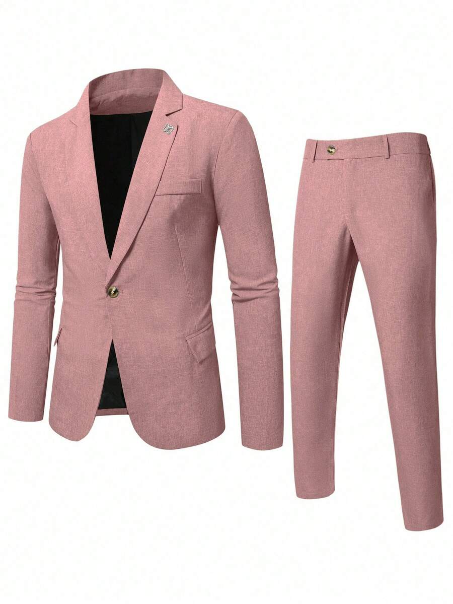 Mens Pant Suit 2-Piece Blazer Set Regular Fit – Nalven
