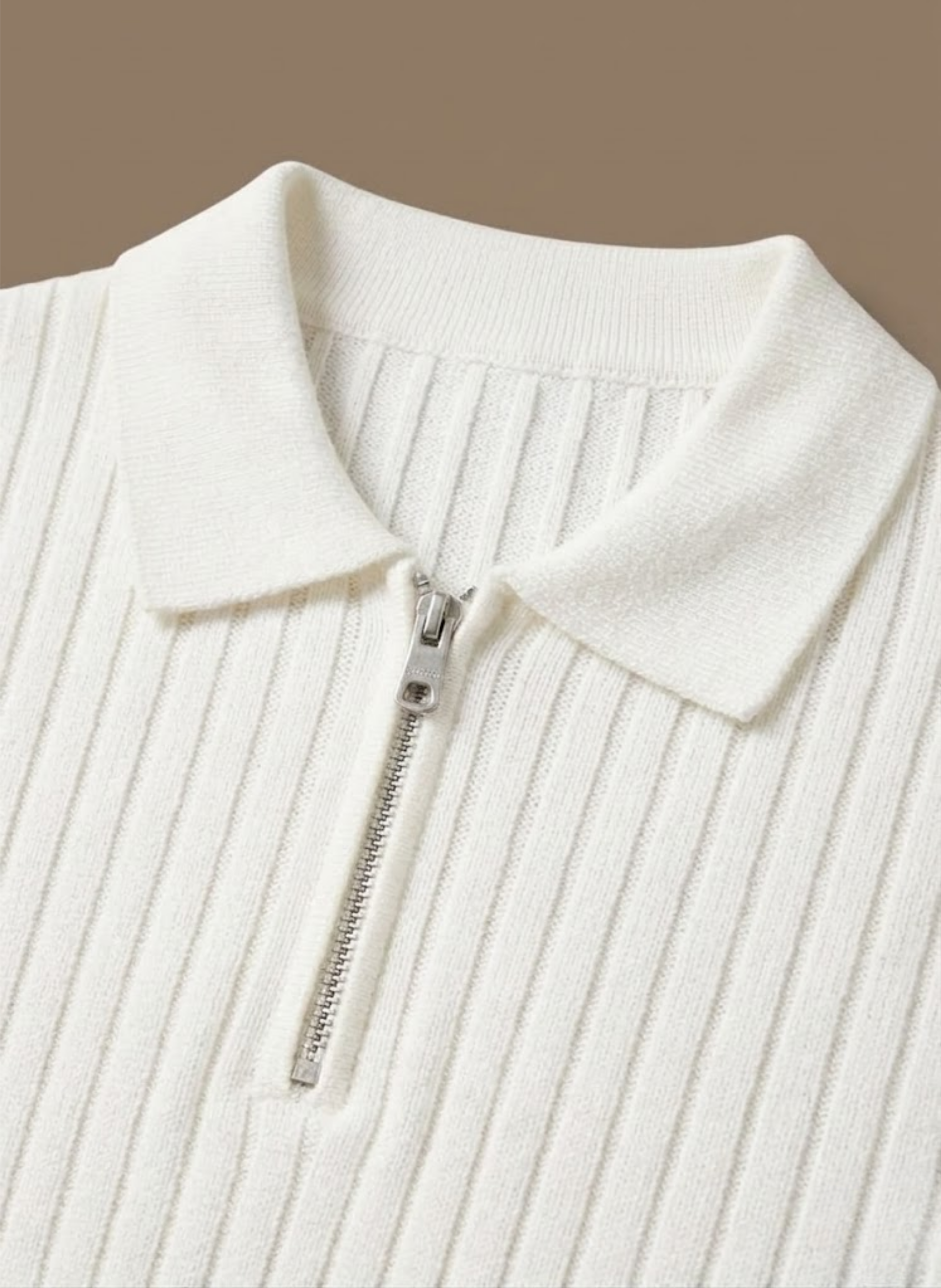 Mens Polo Shirt Striped Knit Short Sleeve – Senro