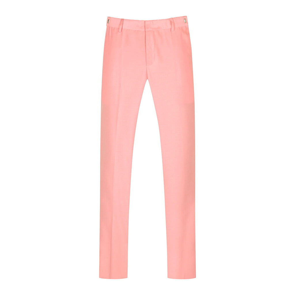Mens Suit 2-Piece Slim Fit Peaked Lapel Pink – Garnel