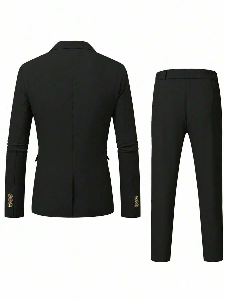 Men's Suit Blazer and Pants Set Slim Business Formal – Naldo