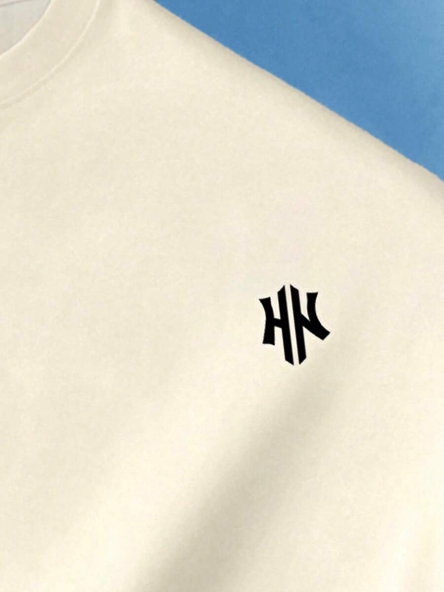 Mens T-Shirt Color Block Drop Shoulder Casual Summer Tee – Valden