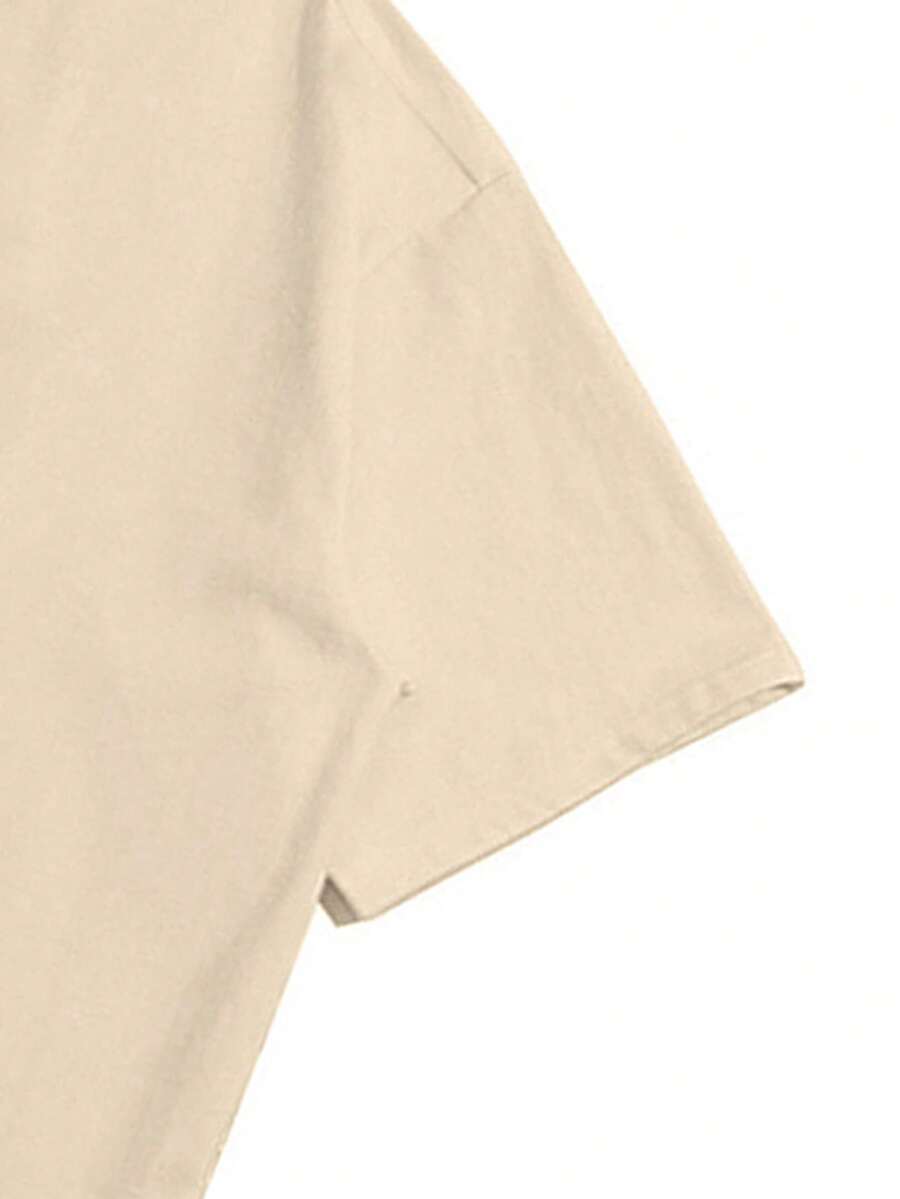 Men's T-Shirt Minimalist Graphic Drop Shoulder Short Sleeve – Corso
