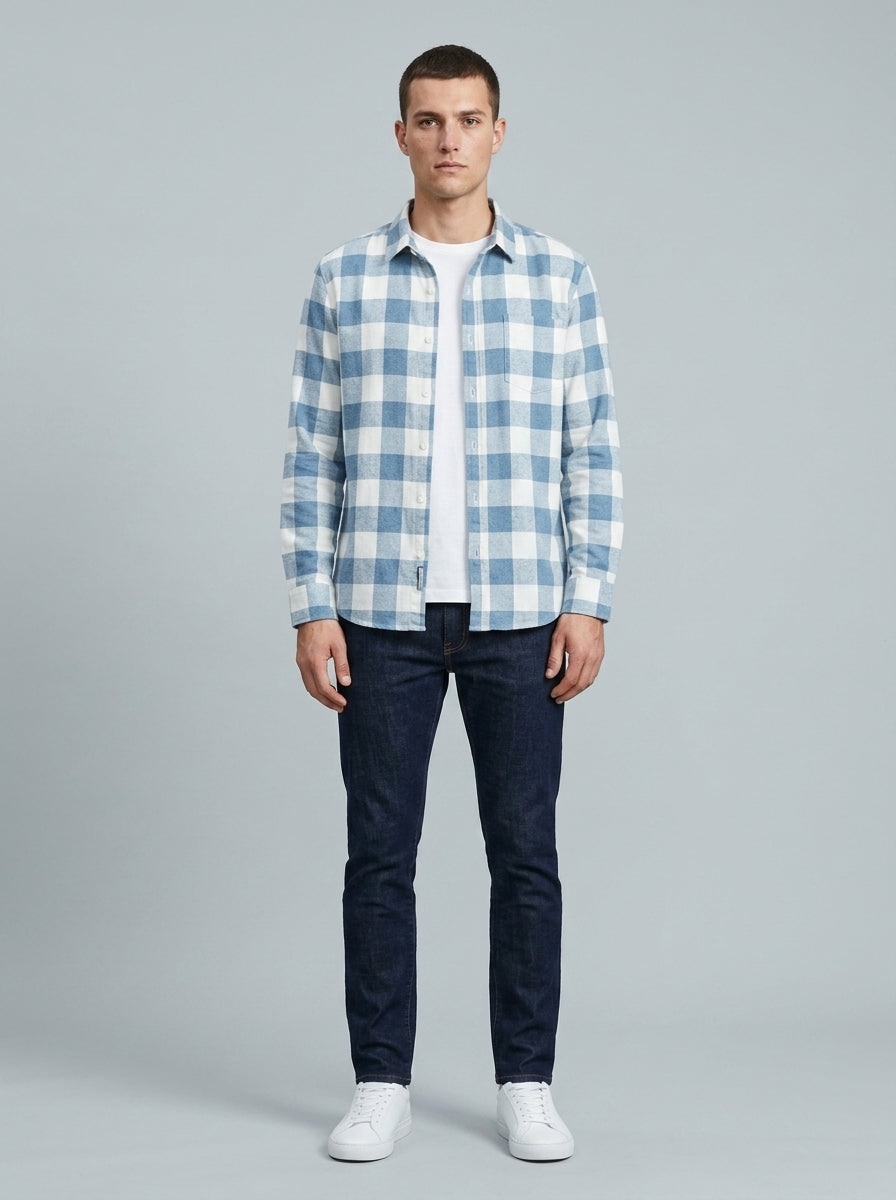 Button-down shirt — On Model - Neutral | Generated by Modelize