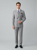 Double-breasted suit — On Model - Neutral | Generated by Modelize
