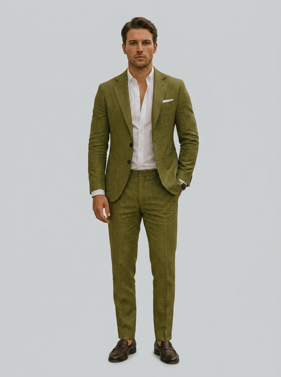Men's two-piece suit — On Model - Neutral | Generated by Modelize