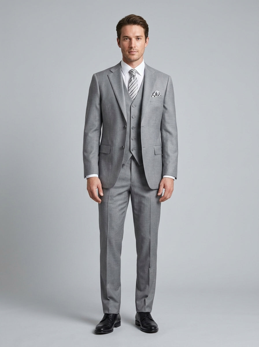 Three-piece suit — On Model - Neutral | Generated by Modelize