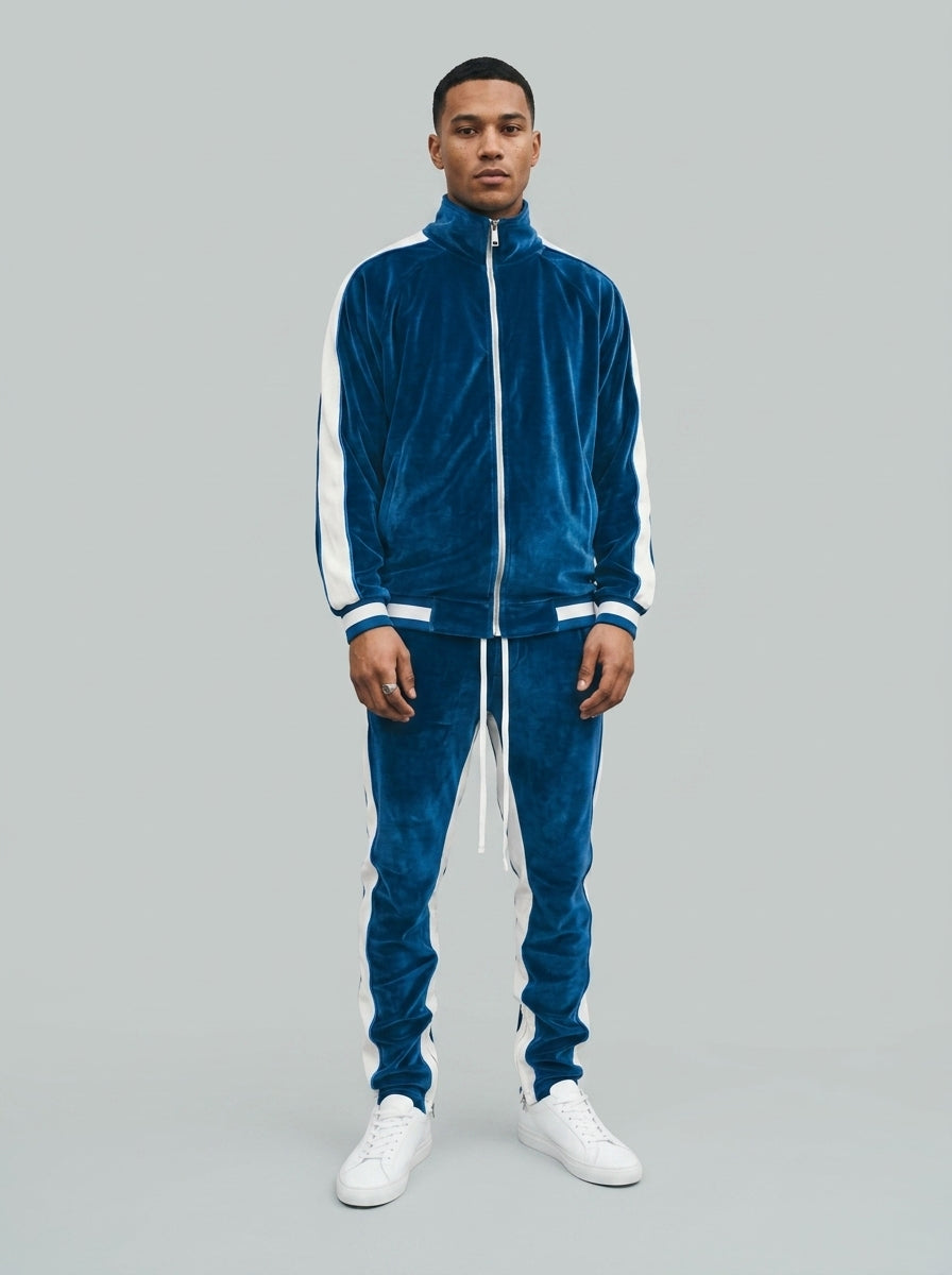 Full-zip tracksuit set — On Model - Neutral | Generated by Modelize