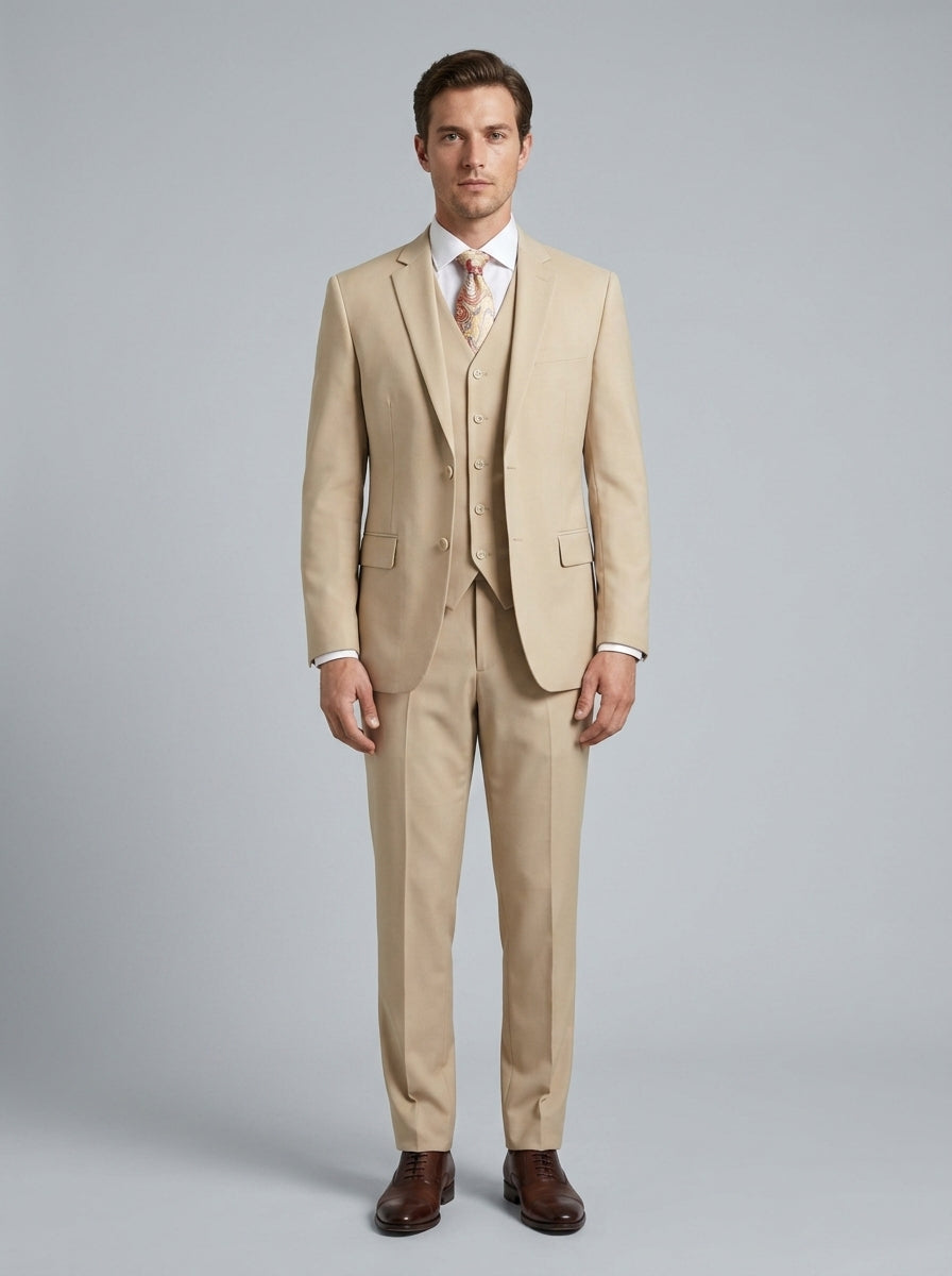 Three-piece suit — On Model - Neutral | Generated by Modelize