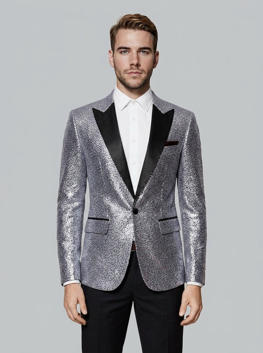 Mens Blazer — On Model - Upper Body | Generated by Modelize