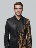 Slim-fit blazer — On Model - Upper Body | Generated by Modelize