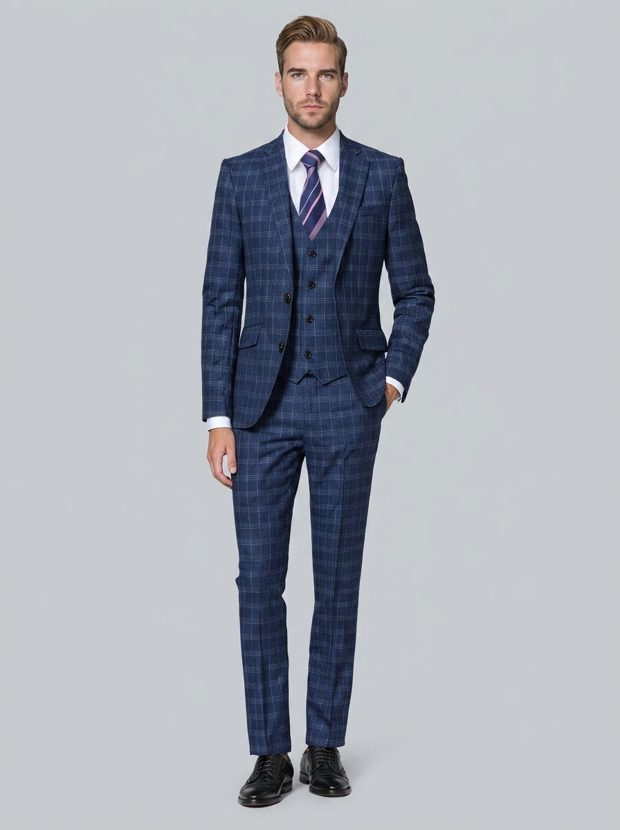 3-piece suit — On Model - Neutral | Generated by Modelize