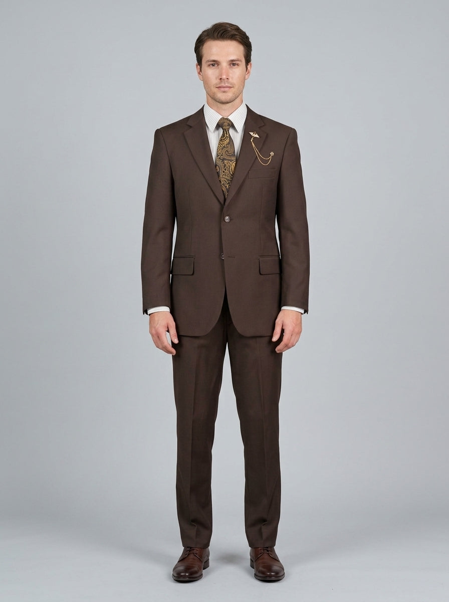 Two-piece tailored suit — On Model - Neutral | Generated by Modelize