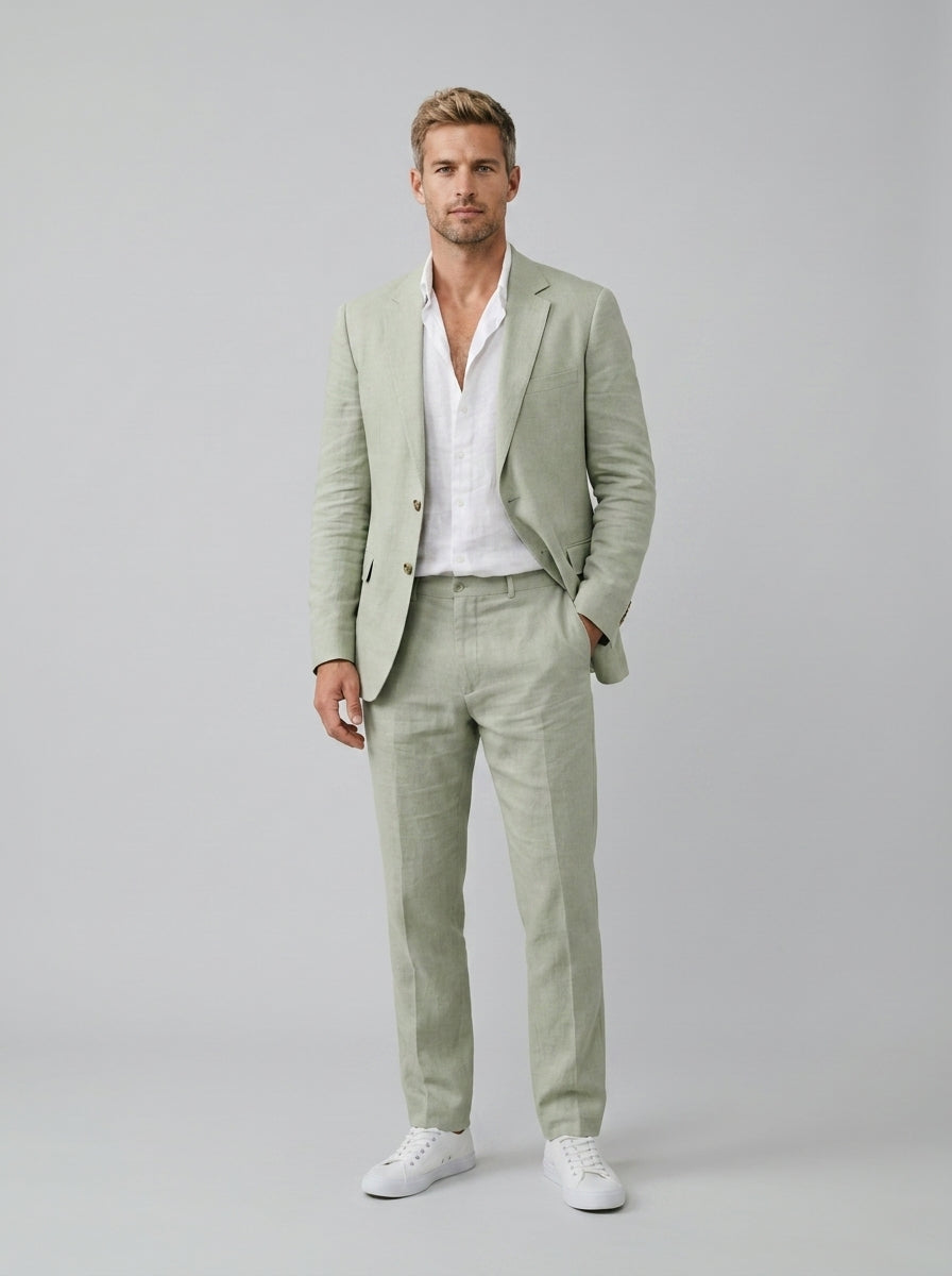 Blazer and trouser set — On Model - Neutral | Generated by Modelize
