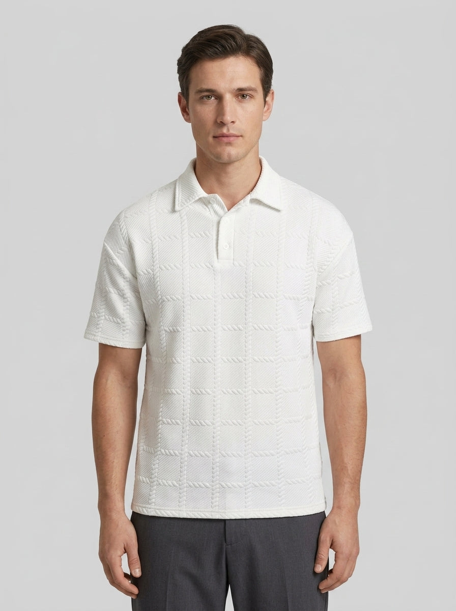 Polo Shirt — On Model - Upper Body | Generated by Modelize
