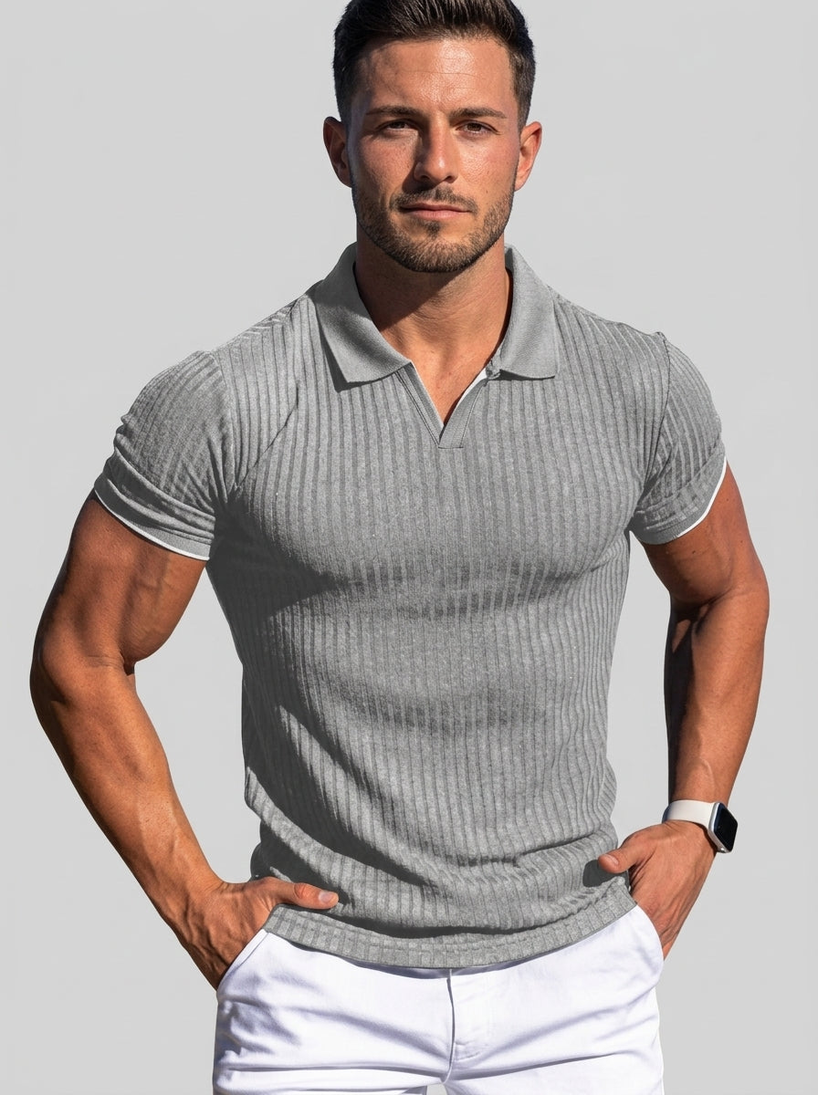Polo shirt — On Model - Upper Body | Generated by Modelize
