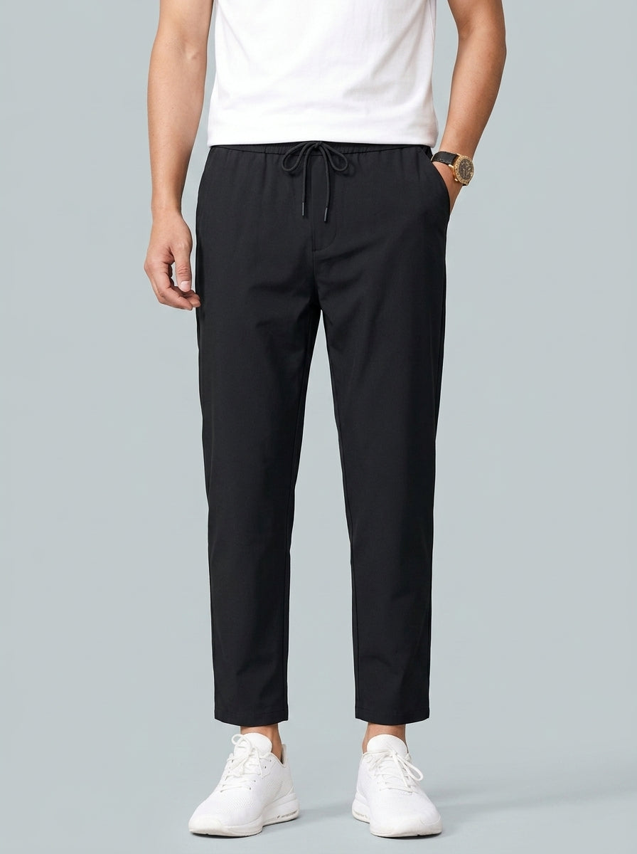 Tapered lightweight trousers — On Model - Lower Body | Generated by Modelize