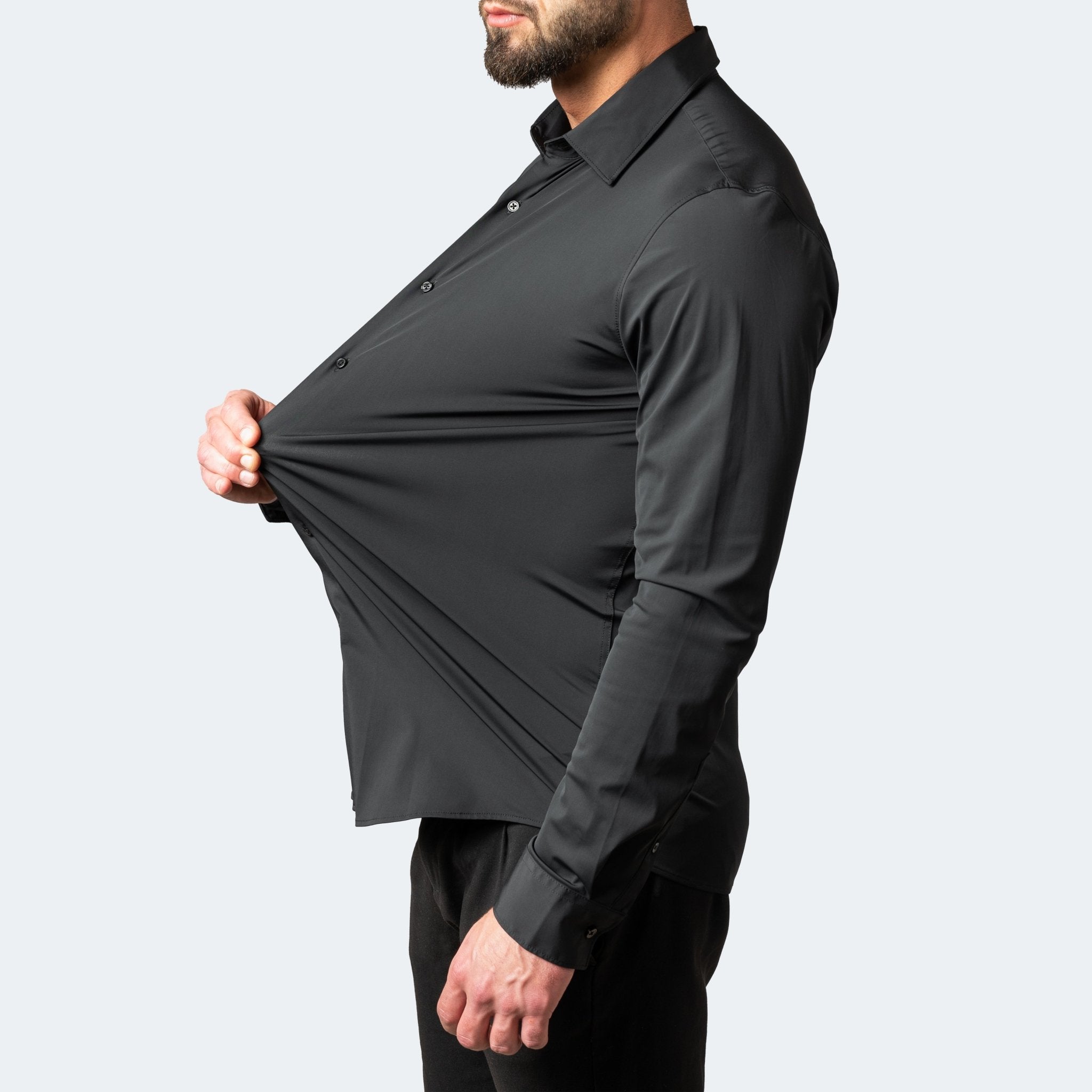 Stretch Dress Shirt Shop – Wrinkle-Free Slim Fit Long Sleeve – Falco