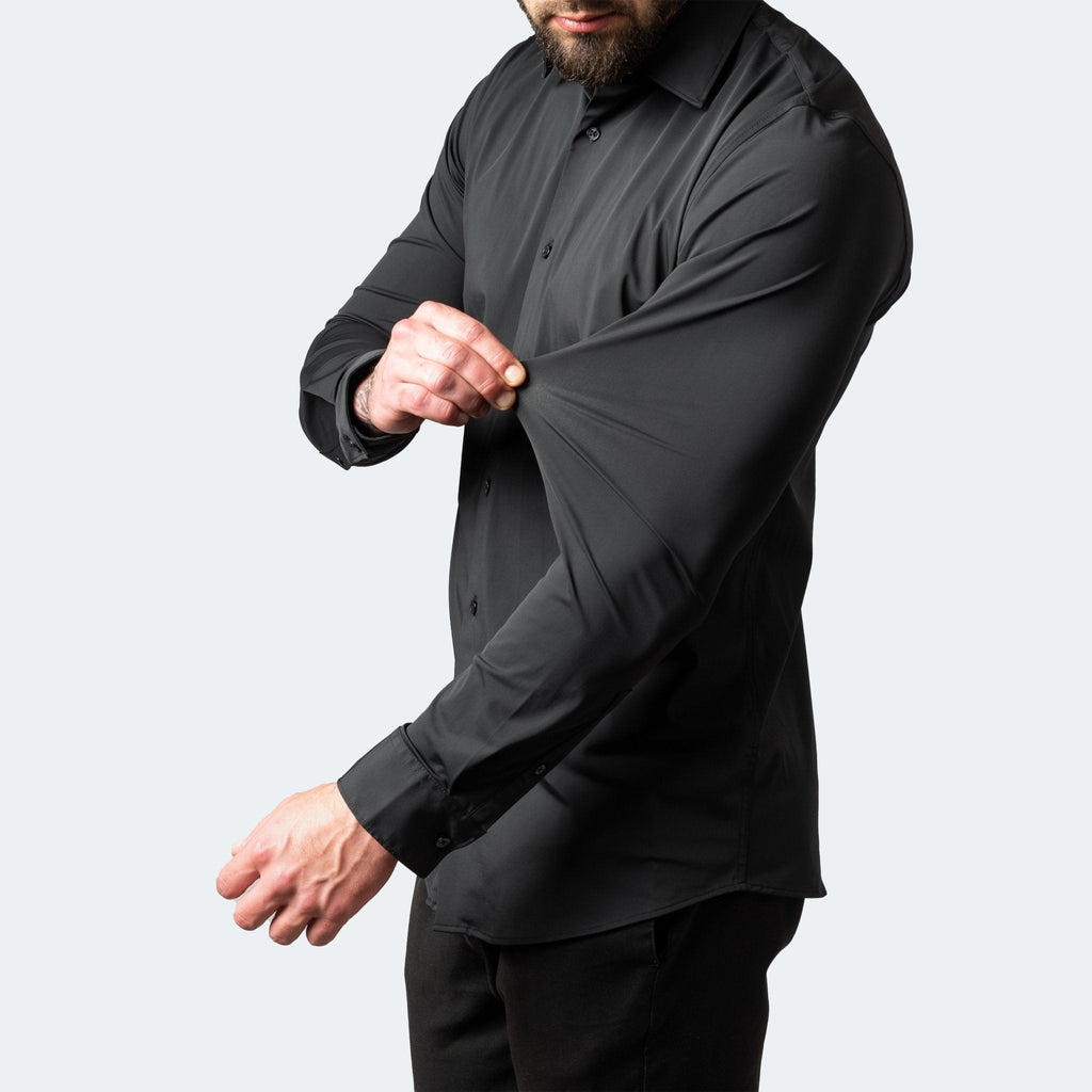 Stretch Dress Shirt Shop – Wrinkle-Free Slim Fit Long Sleeve – Falco