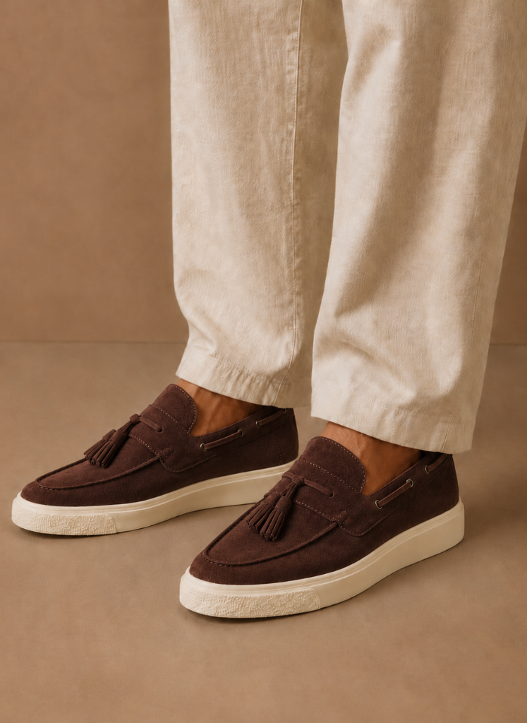Suede Tassel Loafer Slip-On Sneaker Moc-Toe – Talsen
