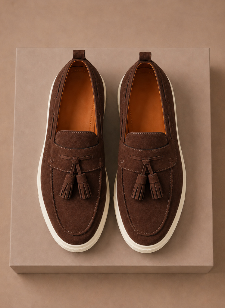 Suede Tassel Loafer Slip-On Sneaker Moc-Toe – Talsen