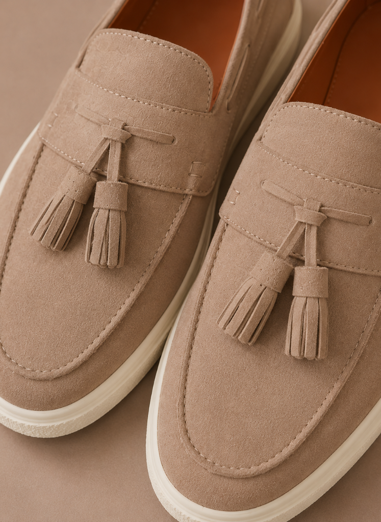 Suede Tassel Loafer Slip-On Sneaker Moc-Toe – Talsen