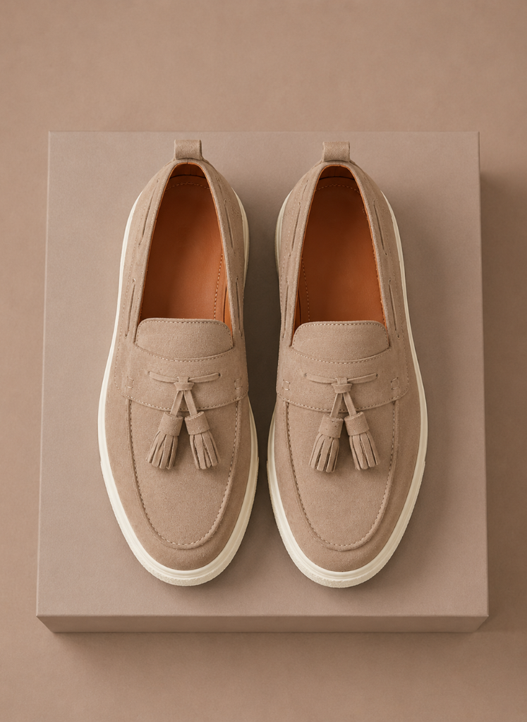 Suede Tassel Loafer Slip-On Sneaker Moc-Toe – Talsen