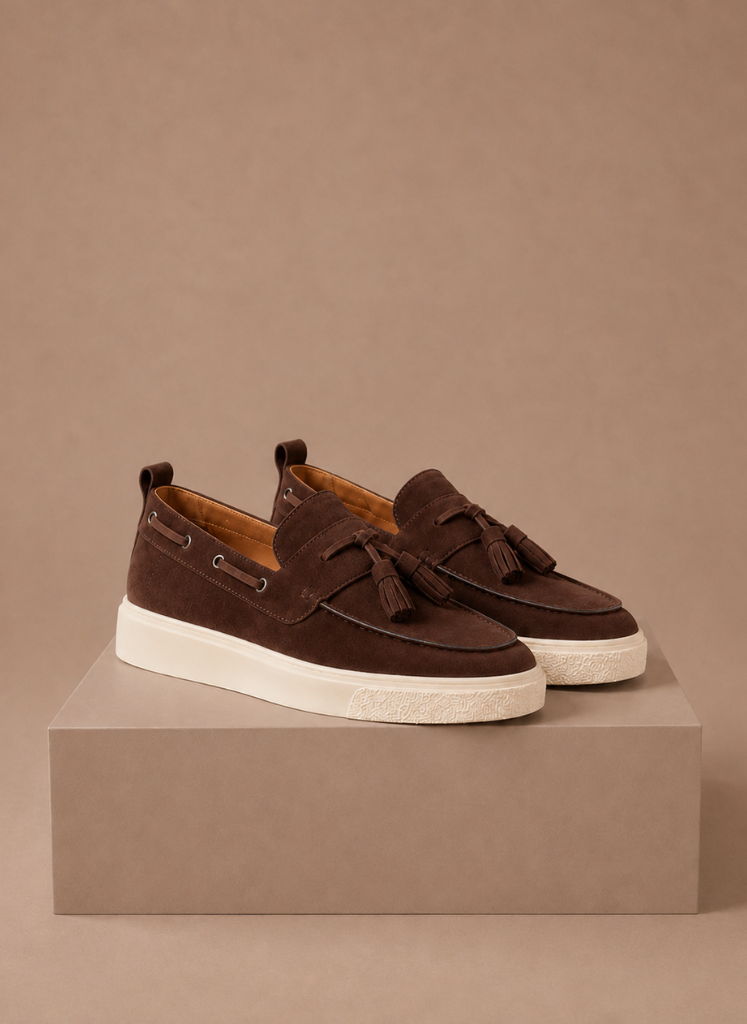 Suede Tassel Loafer Slip-On Sneaker Moc-Toe – Talsen