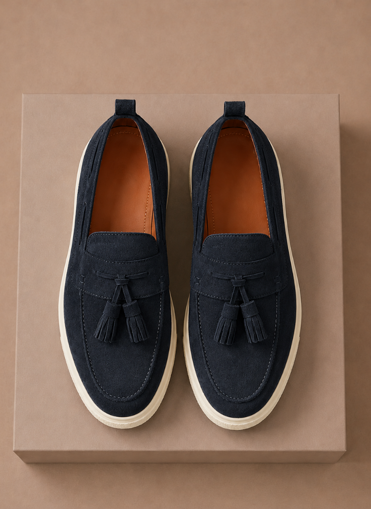Suede Tassel Loafer Slip-On Sneaker Moc-Toe – Talsen