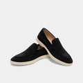 Round Toe Loafer Moc-Toe Seam Slip-On Flat Sole – Drift