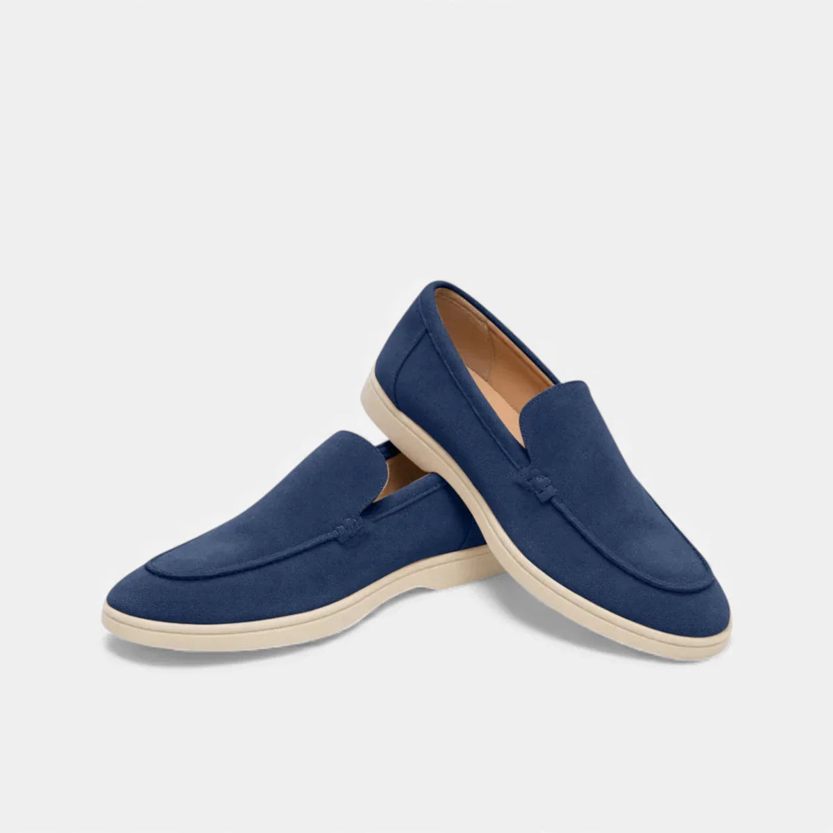 Round Toe Loafer Moc-Toe Seam Slip-On Flat Sole – Drift