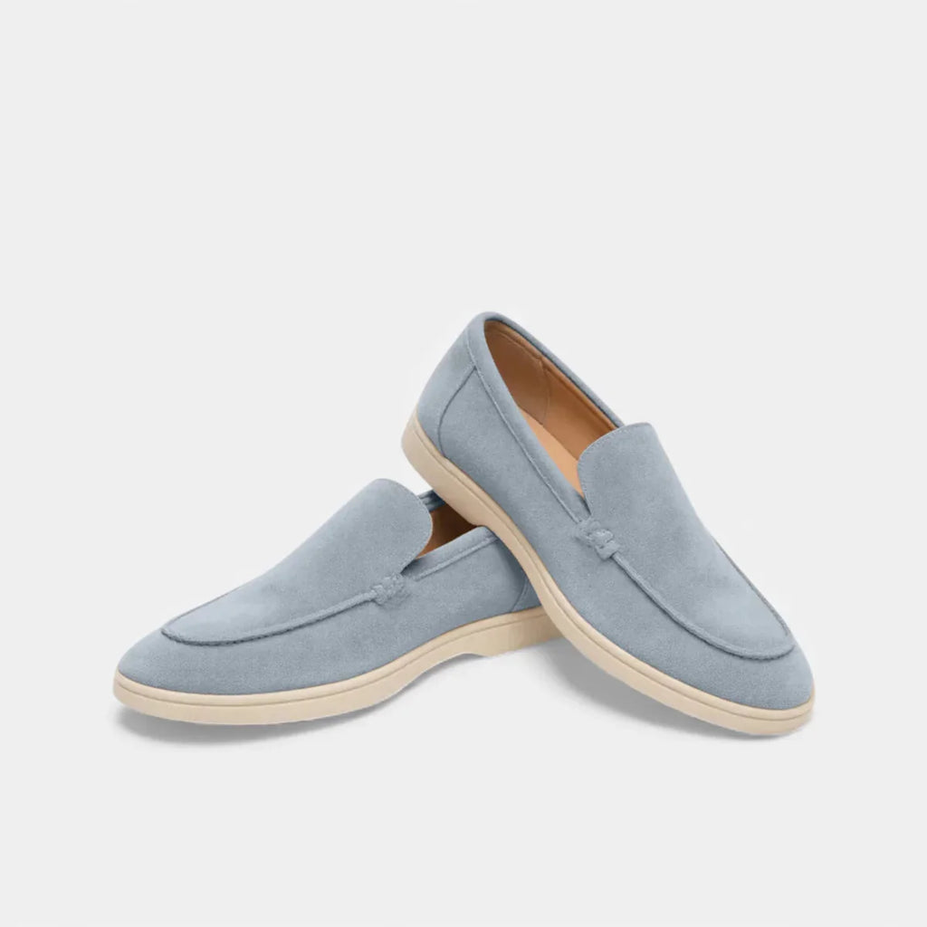 Round Toe Loafer Moc-Toe Seam Slip-On Flat Sole – Drift