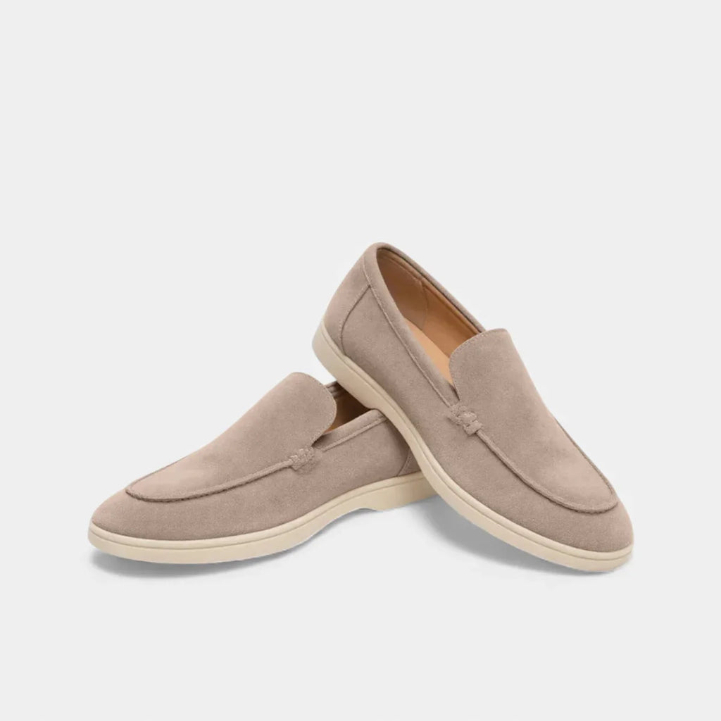 Round Toe Loafer Moc-Toe Seam Slip-On Flat Sole – Drift
