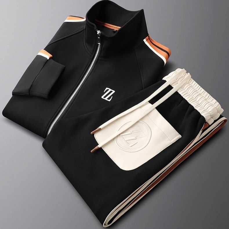 Men's Two-Piece Tracksuit Set Zip Jacket and Jogger Pants – Breck