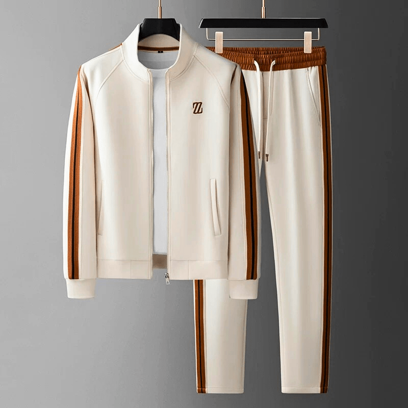 Men's Two-Piece Tracksuit Set Zip Jacket and Jogger Pants – Breck