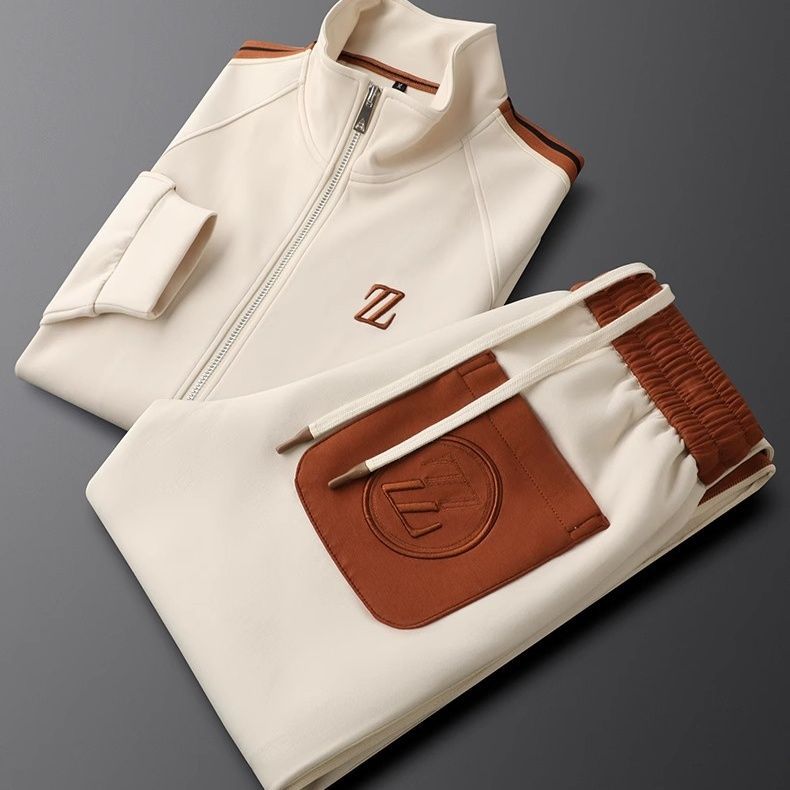 Men's Two-Piece Tracksuit Set Zip Jacket and Jogger Pants – Breck