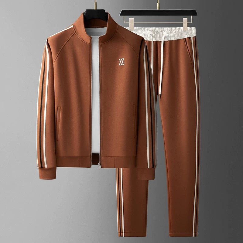 Men's Two-Piece Tracksuit Set Zip Jacket and Jogger Pants – Breck